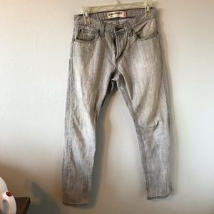 Levi’s Slim Straight 514 Gray Denim Jeans W29 L30
